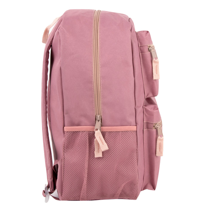 Wholesale Trailmaker 17 Inch Double Front Pocket Backpack - 4 Pastel Colors