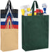 Tall Reusable Shopper Non-Woven Tote Bag 15 x 12 inch - BagsInBulk.ca