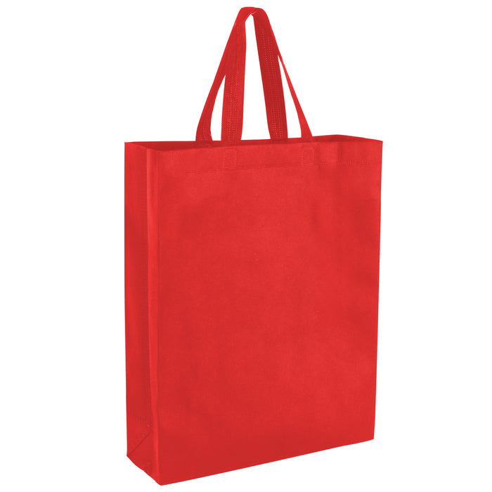 Tall Reusable Shopper Non-Woven Tote Bag 15 x 12 inch - BagsInBulk.ca