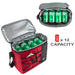 Fridge Pak 12-Can Bungee Cooler Bag - 4 Colors - BagsInBulk.ca