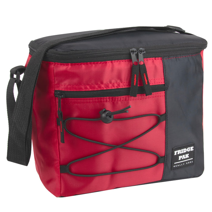 Fridge Pak 12-Can Bungee Cooler Bag - 4 Colors - BagsInBulk.ca