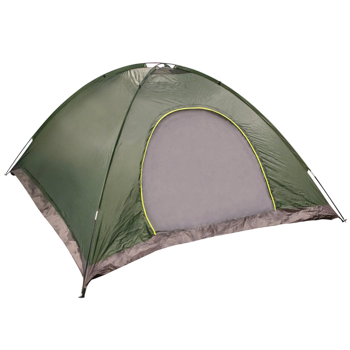 Dome Tent 6-Person - Hunter Green - BagsInBulk.ca