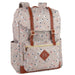 17-Inch Double Buckle Backpack - Floral - BagsInBulk.ca