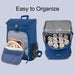 Fridge Pak 17 Inch Cooler Backpack - 2 Assorted Colors - BagsInBulk.ca