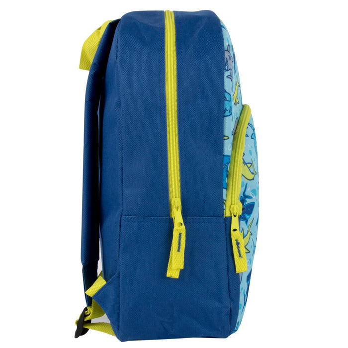 15 Inch Character Backpacks - Shark Themed - BagsInBulk.ca