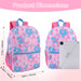 4 Printed Assortment Girls With Mesh Pockets