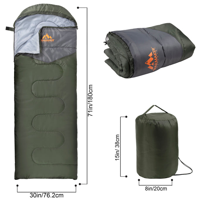 Waterproof Extra Cold Weather Sleeping Bags (15°F/ -10°C)