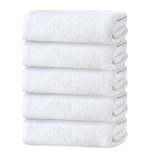 Plush Bath Towel - White - BagsInBulk.ca