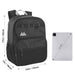 Bulk Rugged Daisy Chain Multi-Pocket Backpack - Black by 2939BLK