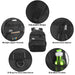 Bulk Rugged Daisy Chain Multi-Pocket Backpack - Black by 2939BLK