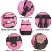 Bulk Rugged Daisy Chain Multi-Pocket Backpack - Pink by 2940PNK