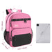 Bulk Rugged Daisy Chain Multi-Pocket Backpack - Pink by 2940PNK