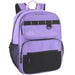 Bulk Rugged Daisy Chain Multi-Pocket Backpack - Purple by 2940PUR