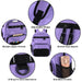 Bulk Rugged Daisy Chain Multi-Pocket Backpack - Purple by 2940PUR