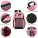 18 Inch Multi Pocket Reflective Backpack - Girls 3 Colors - BagsInBulk.ca