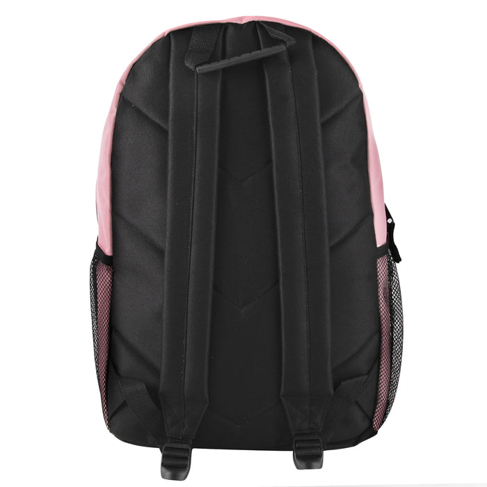 18 Inch Multi Pocket Reflective Backpack - Girls 3 Colors - BagsInBulk.ca