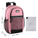 18 Inch Multi Pocket Reflective Backpack - Girls 3 Colors - BagsInBulk.ca