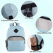 17-Inch Bulk Safety Reflective Backpack with Side Pocket - Light Blue by 4001LBL