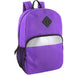 17-Inch Bulk Safety Reflective Backpack with Side Pocket - Purple by 4001PUR