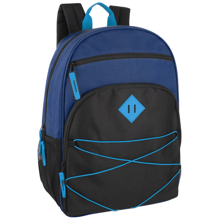 Wholesale Multi Pocket Bungee Backpack - 5 Colors - BagsInBulk.ca