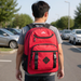 18 Inch Double Buckle Backpack with Laptop Section - 4 Colors - BagsInBulk.ca