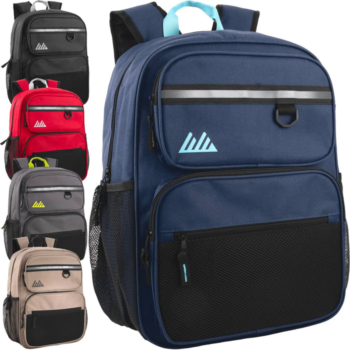 Bulk Rugged Multi-Pocket Backpack - Boys by 4156