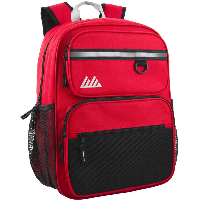 Bulk Rugged Multi-Pocket Backpack - Boys by 4156