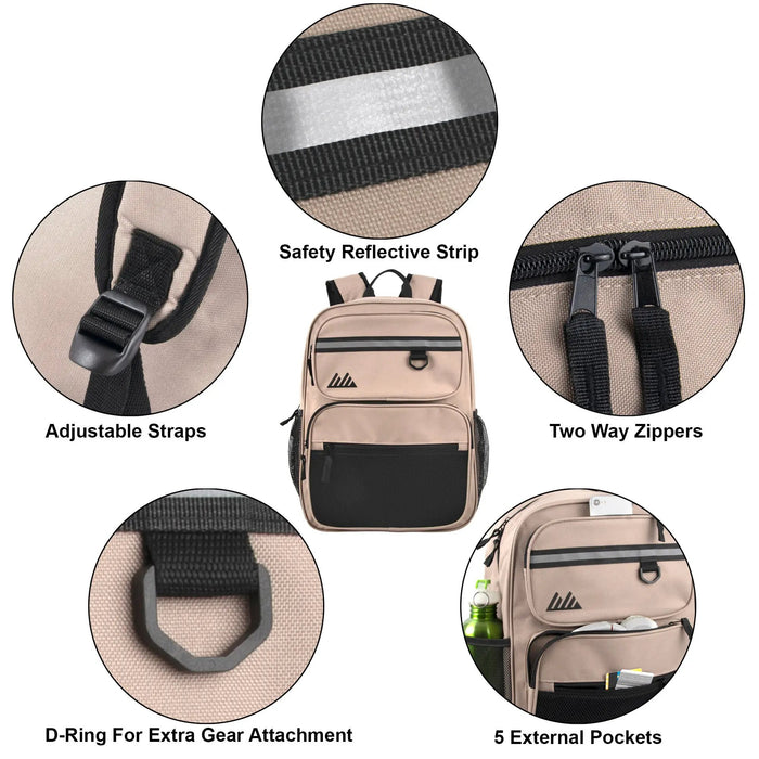 Bulk Rugged Multi-Pocket Backpack - Boys by 4156