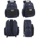 18-inch Reflective Mesh Pocket Backpack with Laptop Section - 2 Colors by 4267