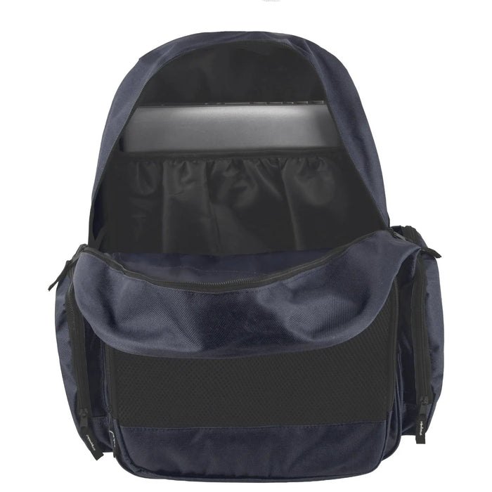 18-inch Reflective Mesh Pocket Backpack with Laptop Section - 2 Colors by 4267