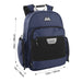 18-inch Reflective Mesh Pocket Backpack with Laptop Section - 2 Colors by 4267