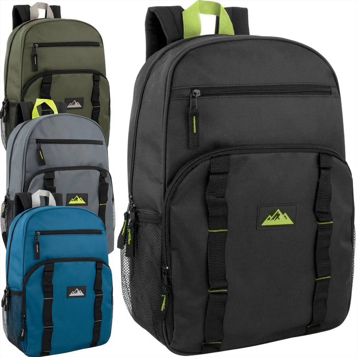17-Inch Double Daisy Chain Backpack - 4 Colors by 4312