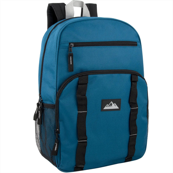 17-Inch Double Daisy Chain Backpack - 4 Colors by 4312