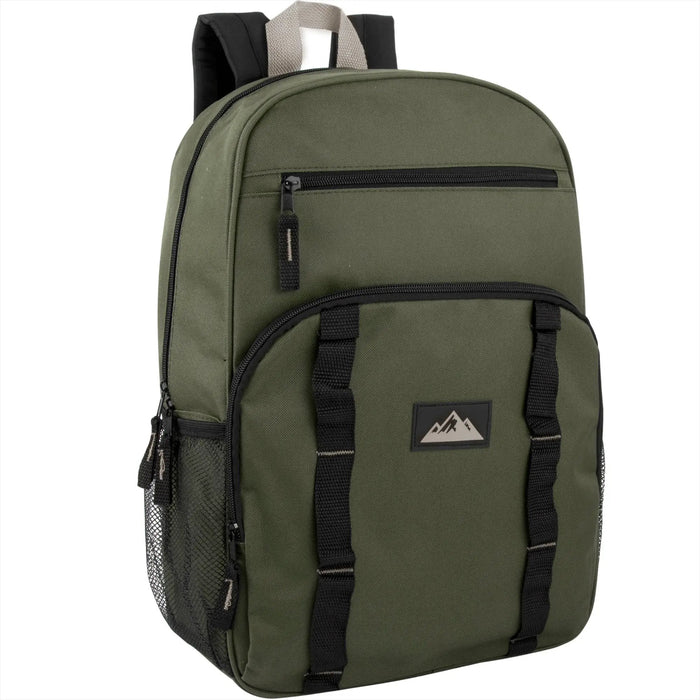 17-Inch Double Daisy Chain Backpack - 4 Colors by 4312