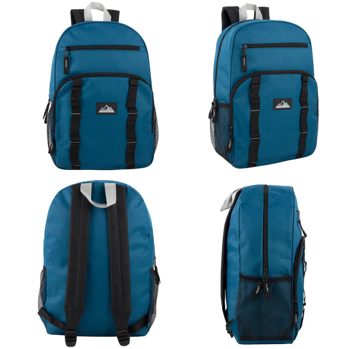 17-Inch Double Daisy Chain Backpack - 4 Colors by 4312