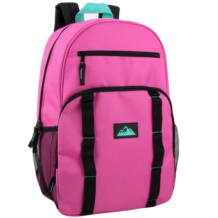 17-Inch Double Daisy Chain Backpack - 3 Colors by 4313