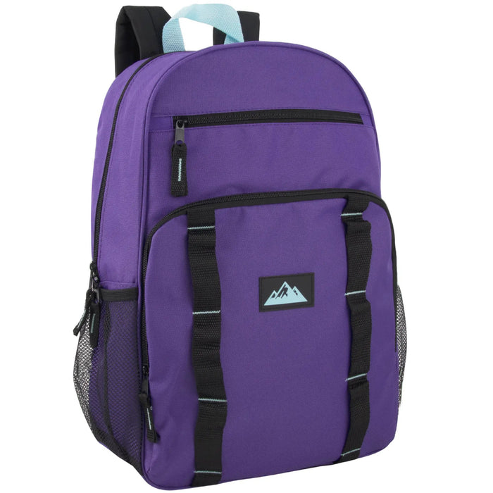 17-Inch Double Daisy Chain Backpack - 3 Colors by 4313
