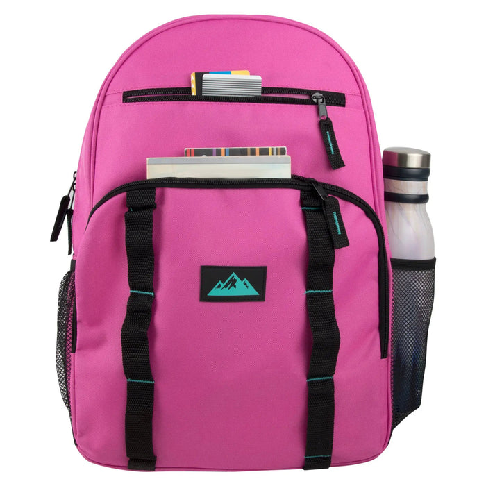 17-Inch Double Daisy Chain Backpack - 3 Colors by 4313
