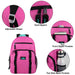 17-Inch Double Daisy Chain Backpack - 3 Colors by 4313