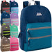 17-Inch Double Front Zippered Pocket Backpack - 9 Colors by 4373