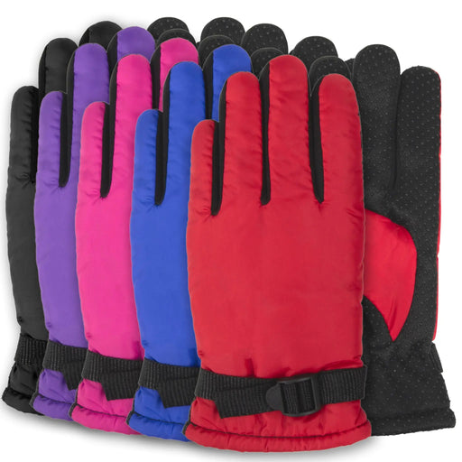 Kids Winter Gloves - 5 Color Assortment by 7049AST