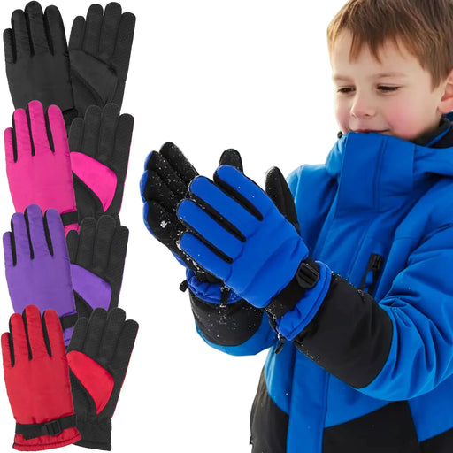 Kids Winter Gloves - 5 Color Assortment by 7049AST