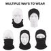 Adult Winter Balaclava Ski Mask - Black by 4527BLK