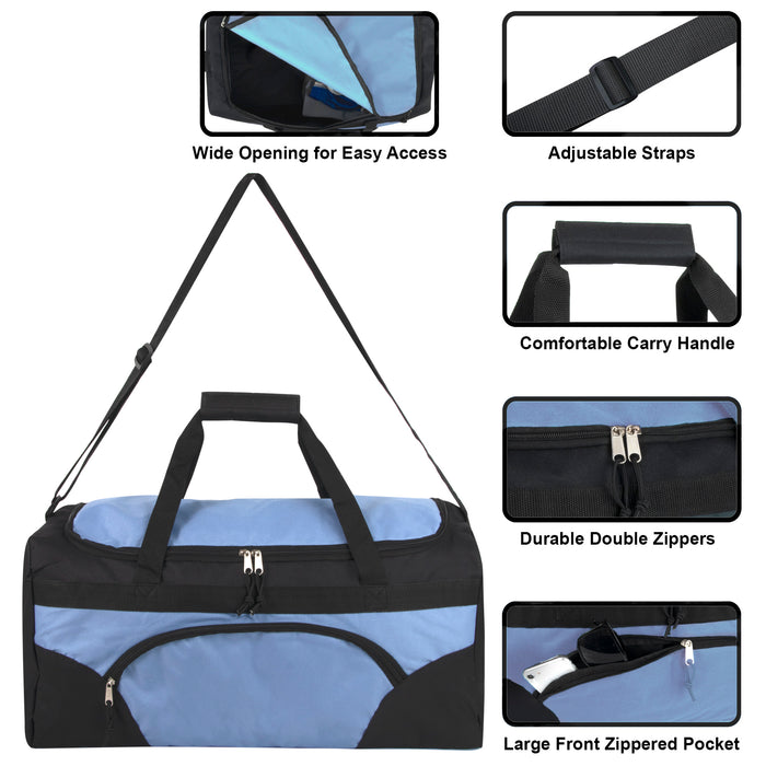 Trailmaker 22 Inch Duffel Bag - Light Blue