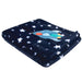 Baby Fleece Blankets 36" x 30" - Space Ship Themed - BagsInBulk.ca