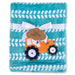 Baby Fleece Blankets 36" x 30" - Tractor Themed - BagsInBulk.ca