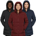 Women's Hooded Puffer Winter Coat - 3 Colors - BagsInBulk.ca