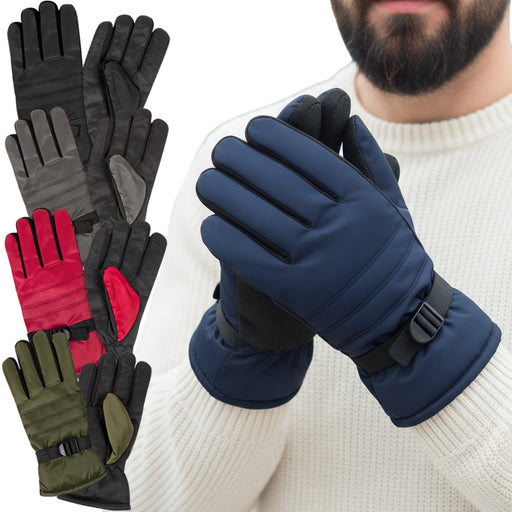 Adult Winter Gloves - Assorted Colors - BagsInBulk.ca