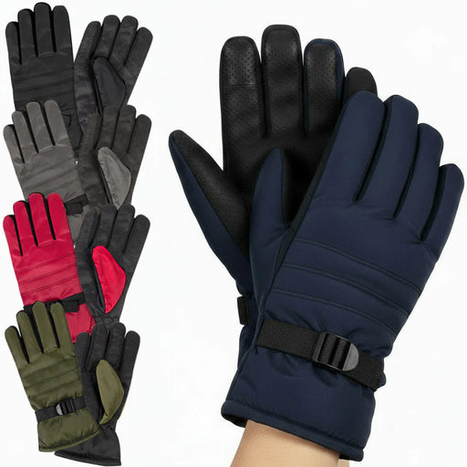 Adult Winter Gloves - Assorted Colors - BagsInBulk.ca