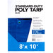 Blue Tarps - 8 x 10 FT (2.5' X 3' Meters) - BagsInBulk.ca